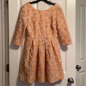Floral blush/soft orange Ark & co. dress